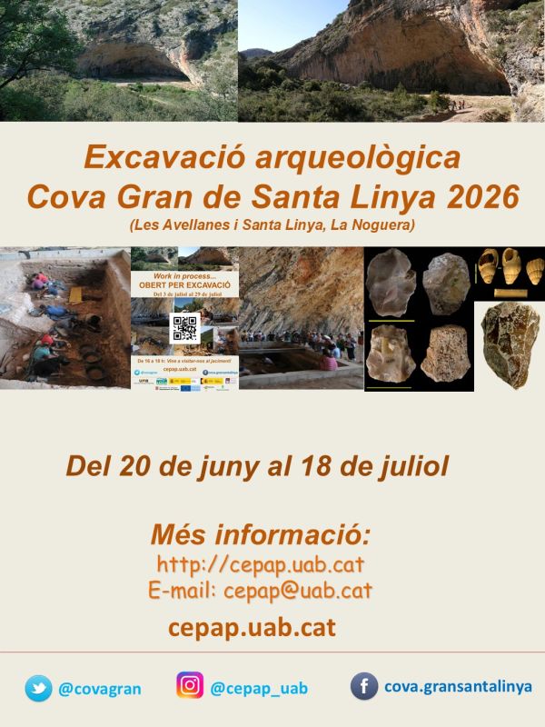 Excavació Cova Gran 2026