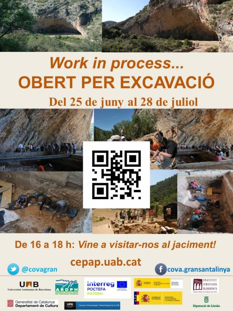 Work in process... Obert per excavació a la Cova Gran de Santa Linya