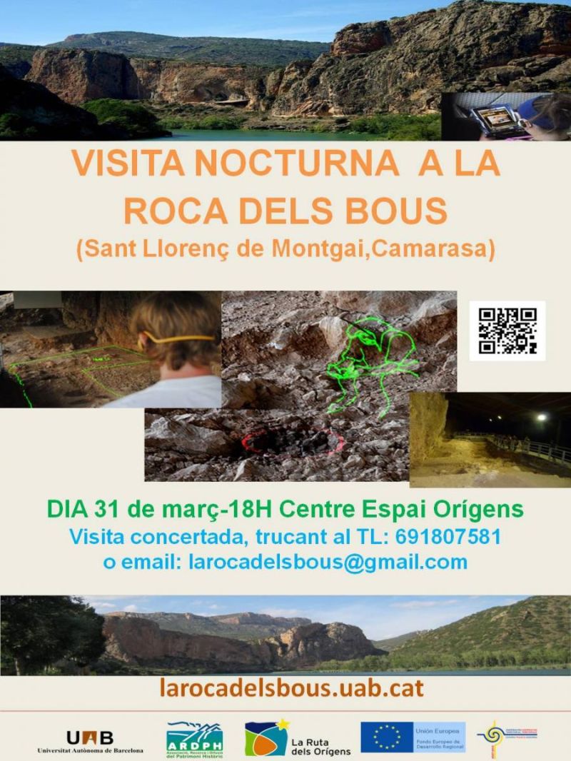 Visita nocturna a la Roca dels Bous