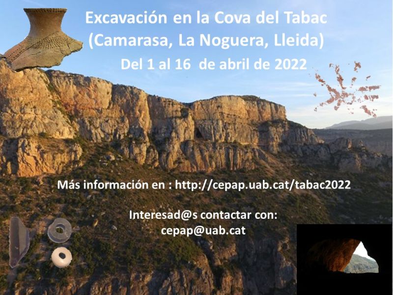 Excavació Cova del Tabac 2022