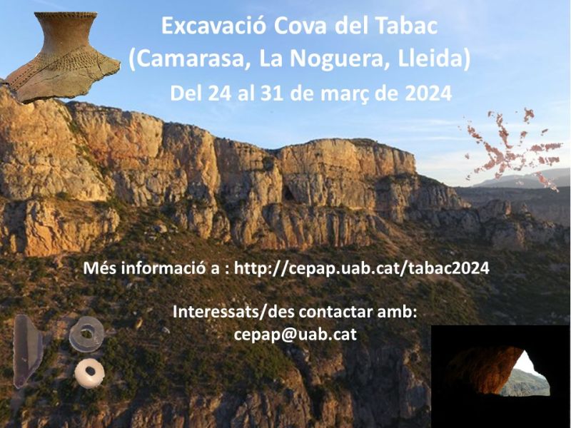 Excavació Cova del Tabac 2024