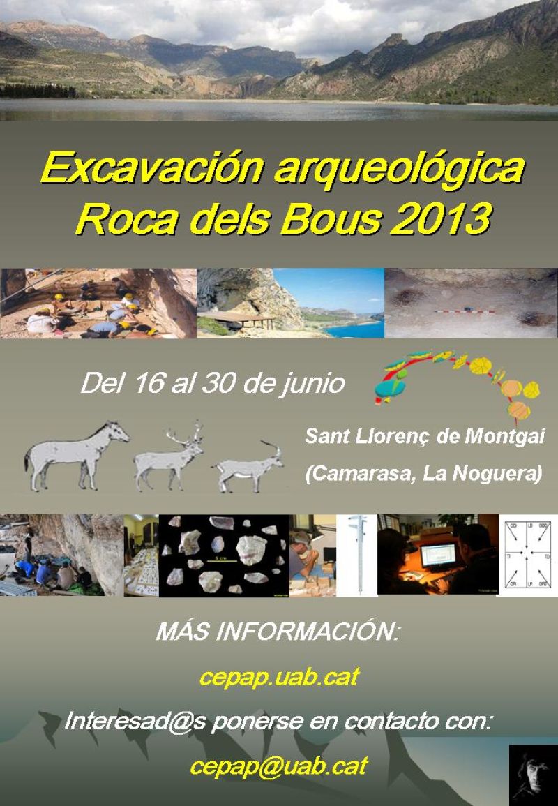 Excavació Roca dels Bous 2013